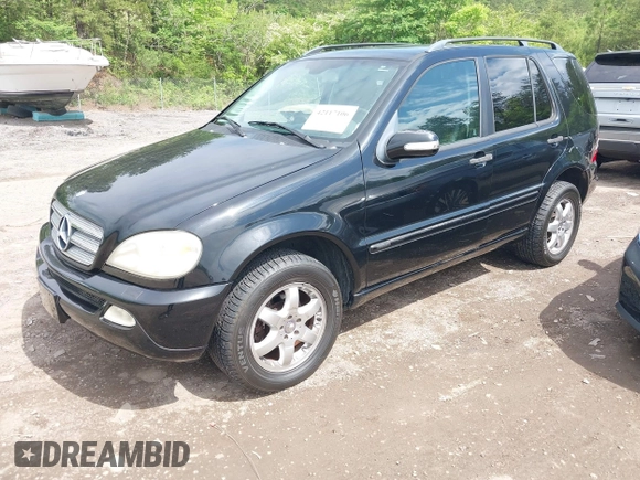 2003 Mercedes-Benz M 350 with VIN 4JGAB57EX3A406603, listed as a IAAI auction lot 42117106 with 108,087 mi miles and . Bid and sale history available at DreamBid. Image 2.