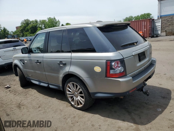 2010 Land Rover Range Rover Sport HSE Lux with VIN SALSK2D40AA231044, listed as a Copart auction lot 58707315 with 167,335 mi miles and Clean title. Bid and sale history available at DreamBid. Image 2.