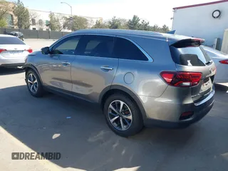 2019 Kia Sorento EX with VIN 5XYPHDA50KG514825, listed as a IAAI auction lot 41612310 with 100,855 mi miles and . Bid and sale history available at DreamBid. Image 3.
