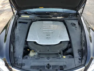 2008 Lexus LS 460 with VIN JTHBL46F485067927, listed as a Copart auction lot 52047645 with 177,648 mi miles and Salvage title. Bid and sale history available at DreamBid. Image 11.