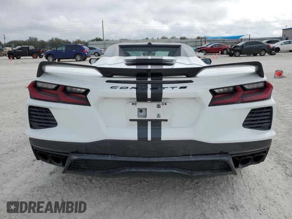 2023 Chevrolet Corvette 2LT with VIN 1G1YB3D46P5131211, listed as a Copart auction lot 41807615 with 9,204 mi miles and Salvage Title. Bid and sale history available at carsss.com. Image 6.