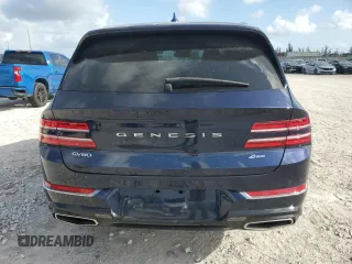 2023 Genesis GV80 with VIN KMUHBDSB7PU115195, listed as a Copart auction lot 51302515 with 15,285 mi miles and Salvage Title. Bid and sale history available at carsss.com. Image 6.