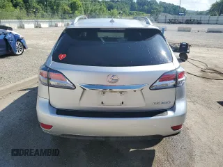 2013 Lexus RX 350 with VIN JTJBK1BA5D2034408, listed as a Copart auction lot 59668335 with 93,484 mi miles and Salvage title. Bid and sale history available at DreamBid. Image 6.