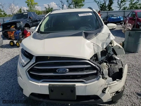 2021 Ford EcoSport SE with VIN MAJ3S2GEXMC400081, listed as a Copart auction lot 51335635 with 73,130 mi miles and Non Repairable. Bid and sale history available at carsss.com. Image 12.