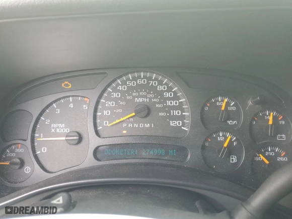 2006 Chevrolet Silverado 2500HD Work Truck with VIN 1GCHK23256F116791, listed as a Copart auction lot 82002874 with 274,998 mi miles and Salvage Title. Bid and sale history available at carsss.com. Image 9.