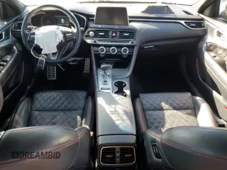 2019 Genesis G70 2.0T Advanced with VIN KMTG44LA1KU024612, listed as a Copart auction lot 60957484 with 78,019 mi miles and Salvage Title. Bid and sale history available at carsss.com. Image 8.