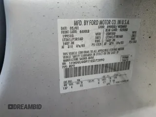 2001 Ford Excursion XLT z VIN 1FMNU40F11ED72890, wystawiony jako Copart lot #68567164 z przebiegiem 331 747 mil mil oraz Szkoda całkowita • Salvage title. Historia ofert i sprzedaży dostępna na DreamBid. Obrazek 14.