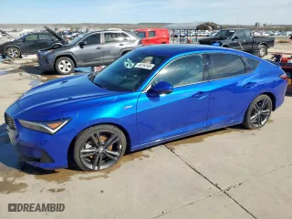 2023 Acura Integra w/A-Spec Technology Package with VIN 19UDE4H69PA021101, listed as a Copart auction lot 46154165 with 13,770 mi miles and Salvage Title. Bid and sale history available at carsss.com. Image 1.
