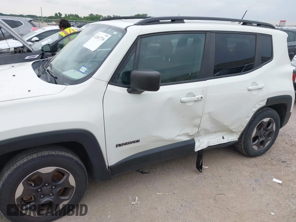 2017 Jeep Renegade Sport with VIN ZACCJAAB9HPF74358, listed as a IAAI auction lot 42467736 with 167,858 mi miles and . Bid and sale history available at DreamBid. Image 6.