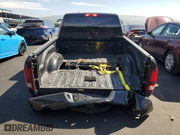 2018 Ram 1500 R/T with VIN 3C6JR6CTXJG195113, listed as a Copart auction lot 52747735 with 0 mi miles and Salvage Title. Bid and sale history available at carsss.com. Image 6.