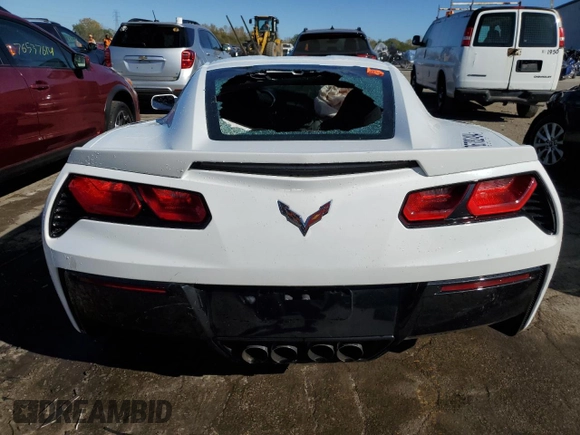 2016 Chevrolet Corvette 2LT with VIN 1G1YD2D74G5118830, listed as a Copart auction lot 76782494 with 0 mi miles and Salvage Title. Bid and sale history available at carsss.com. Image 6.