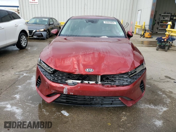 2021 Kia K5 LXS with VIN 5XXG14J28MG018396, listed as a Copart auction lot 84083064 with 104,175 mi miles and Salvage Title. Bid and sale history available at carsss.com. Image 5.