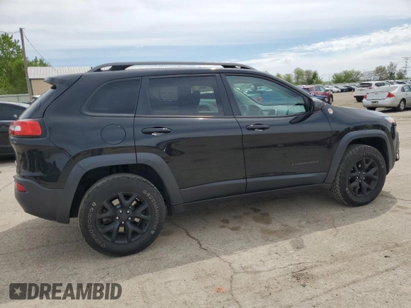 2017 Jeep Cherokee Trailhawk z VIN 1C4PJMBS2HW546180, wystawiony jako Copart lot #55274225 z przebiegiem 116 351 mil mil oraz Szkoda całkowita • Salvage title. Historia ofert i sprzedaży dostępna na DreamBid. Obrazek 3.
