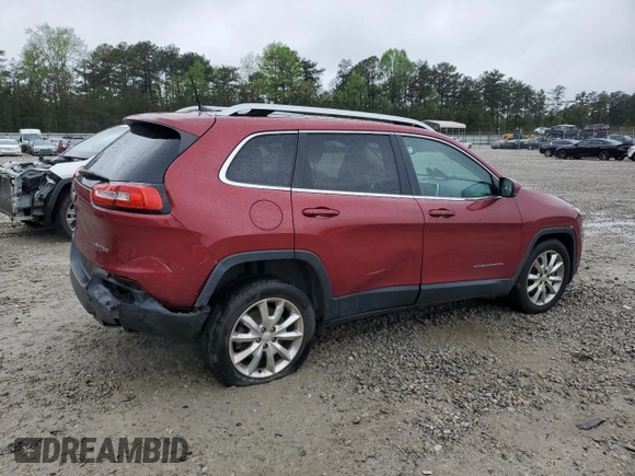 2017 Jeep Cherokee Limited with VIN 1C4PJLDS2HW667881, listed as a Copart auction lot 51294845 with 81,363 mi miles and Salvage title. Bid and sale history available at DreamBid. Image 3.