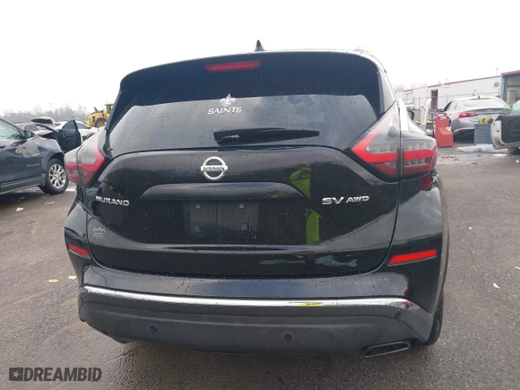 2020 Nissan Murano SV with VIN 5N1AZ2BS7LN152588, listed as a IAAI auction lot 41202824 with 87,976 mi miles. Bid and sale history available at carsss.com. Image 16.