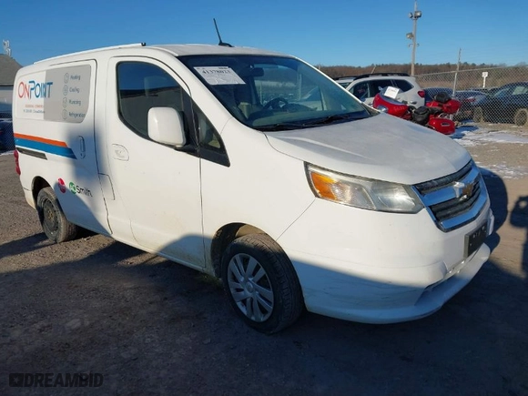 2015 Chevrolet City Express Cargo Van LT with VIN 3N63M0ZN7FK692093, listed as a IAAI auction lot 41378023 with 111,111 mi miles. Bid and sale history available at carsss.com. Image 1.
