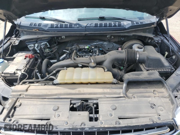 2020 Ford F-150 XL with VIN 1FTEW1CPXLFA13083, listed as a Copart auction lot 55293305 with 71,644 mi miles and Salvage title. Bid and sale history available at DreamBid. Image 11.
