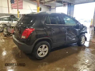 2016 Chevrolet Trax LT with VIN KL7CJPSB2GB653345, listed as a Copart auction lot 55918905 with 64,794 mi miles and Salvage Title. Bid and sale history available at DreamBid. Image 3.