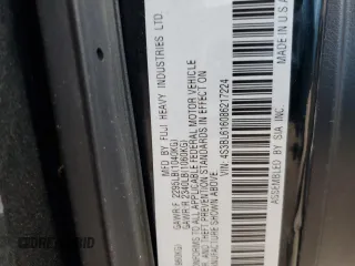 2008 Subaru Legacy with VIN 4S3BL616086217224, listed as a Copart auction lot 47004544 with 164,783 mi miles and Salvage title. Bid and sale history available at DreamBid. Image 12.