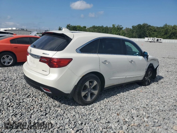 2014 Acura MDX z VIN 5FRYD4H24EB011188, wystawiony jako Copart lot #54242825 z przebiegiem 209 908 mil mil oraz Szkoda całkowita • Salvage title. Historia ofert i sprzedaży dostępna na DreamBid. Obrazek 3.