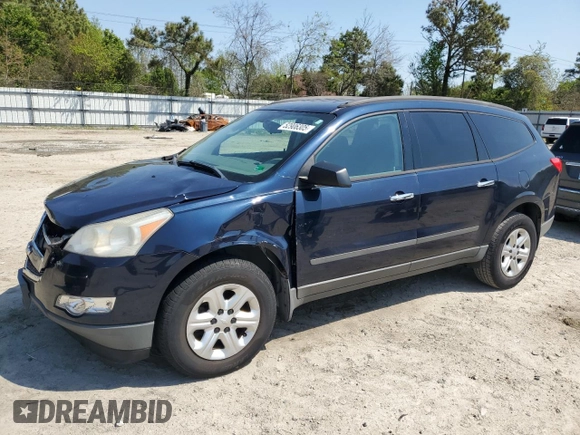 2012 Chevrolet Traverse LS with VIN 1GNKRFED4CJ300613, listed as a Copart auction lot 52906305 with 177,912 mi miles and Salvage Title. Bid and sale history available at DreamBid. Image 1.