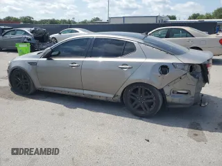 2013 Kia Optima SX with VIN 5XXGR4A62DG169116, listed as a Copart auction lot 55027205 with 161,570 mi miles and Salvage title. Bid and sale history available at DreamBid. Image 2.