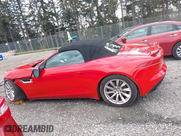 2017 Jaguar F-Type V6 with VIN SAJWA6ET8H8K44037, listed as a IAAI auction lot 41934257 with Not Provided miles and . Bid and sale history available at DreamBid. Image 15.
