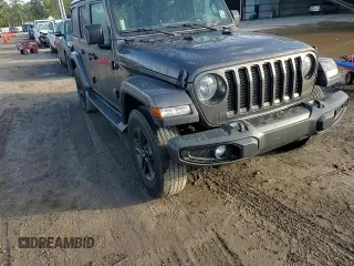 2020 Jeep Wrangler Unlimited Sahara Altitude z VIN 1C4HJXEG7LW312770, wystawiony jako Copart lot #81186294 z przebiegiem 56 926 mil mil oraz Szkoda całkowita • Salvage title. Historia ofert i sprzedaży dostępna na DreamBid. Obrazek 12.