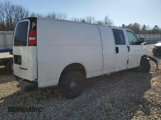 2011 Chevrolet Express Cargo Van with VIN 1GCWGGFAXB1150161, listed as a Copart auction lot 86826564 with 261,863 mi miles and Salvage Title. Bid and sale history available at carsss.com. Image 3.