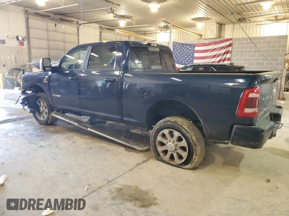 2023 Ram 2500 Laramie with VIN 3C6UR5FL5PG500920, listed as a Copart auction lot 82865454 with 35,330 mi miles and Salvage title. Bid and sale history available at DreamBid. Image 2.