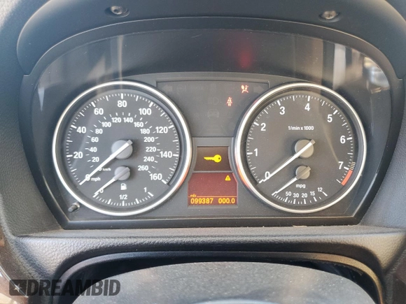2011 BMW 3 Series 328i with VIN WBAPH5C55BF093378, listed as a Copart auction lot 50389725 with 99,387 mi miles and Salvage Title. Bid and sale history available at carsss.com. Image 9.