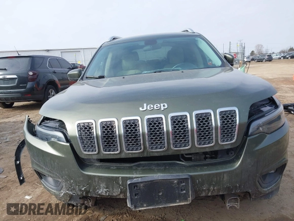 2019 Jeep Cherokee Latitude with VIN 1C4PJMCB7KD283699, listed as a IAAI auction lot 41548866 with 95,723 mi miles. Bid and sale history available at carsss.com. Image 12.