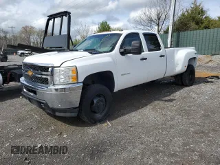 2013 Chevrolet Silverado 3500HD LT with VIN 1GC4KZC82DF124355, listed as a Copart auction lot 51067435 with 0 mi miles and Clean Title. Bid and sale history available at carsss.com. Image 1.