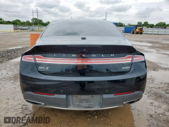 2017 Lincoln MKZ Hybrid Premiere with VIN 3LN6L5KU4HR645305, listed as a Copart auction lot 60710025 with 162,634 mi miles and Salvage title. Bid and sale history available at DreamBid. Image 6.