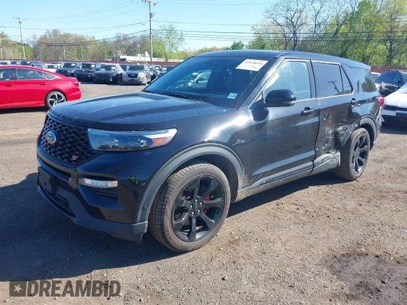 2021 Ford Explorer ST z VIN 1FM5K8GC7MGB27416, wystawiony jako IAAI lot #42118046 z przebiegiem 49 235 mil mil oraz . Historia ofert i sprzedaży dostępna na DreamBid. Obrazek 2.