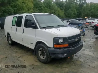 2003 Chevrolet Express Cargo with VIN 1GCGG25U831126705, listed as a Copart auction lot 73466744 with 265,323 mi miles and Salvage Title. Bid and sale history available at DreamBid. Image 12.