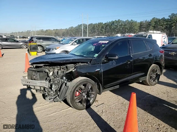 2019 Acura RDX w/A-Spec Pkg with VIN 5J8TC1H64KL000881, listed as a Copart auction lot 49327005 with 155,948 mi miles and Salvage Title. Bid and sale history available at carsss.com. Image 12.