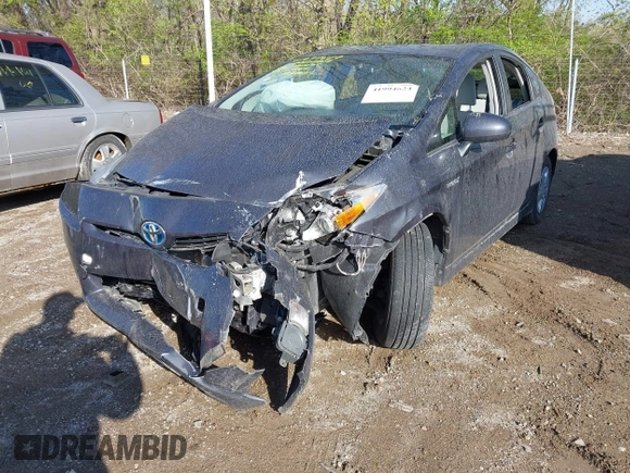 2011 Toyota Prius I with VIN JTDKN3DU4B1377629, listed as a IAAI auction lot 41994624 with 120,950 mi miles and . Bid and sale history available at DreamBid. Image 18.
