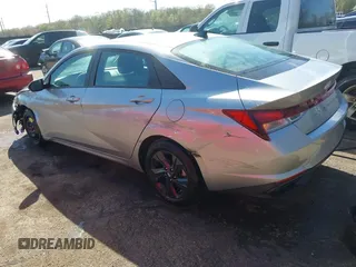 2023 Hyundai Elantra SEL with VIN 5NPLM4AG6PH091535, listed as a IAAI auction lot 41947089 with 28,577 mi miles and . Bid and sale history available at DreamBid. Image 3.