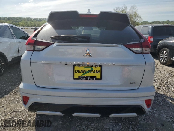 2022 Mitsubishi Eclipse Cross SE with VIN JA4ATWAAXNZ048785, listed as a Copart auction lot 54088075 with 25,128 mi miles and Salvage title. Bid and sale history available at DreamBid. Image 6.