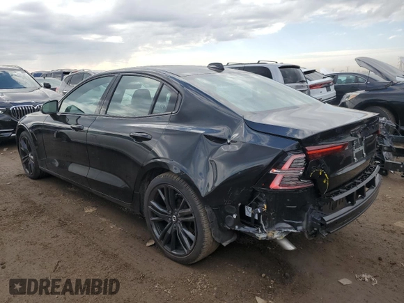 2024 Volvo S60 Plus Black Edition with VIN 7JRL12FH6RG281195, listed as a Copart auction lot 50202175 with 11,498 mi miles and Salvage title. Bid and sale history available at DreamBid. Image 2.
