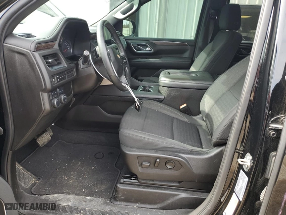 2021 Chevrolet Tahoe LS with VIN 1GNSKMKD2MR250634, listed as a Copart auction lot 43275535 with 106,619 mi miles and Salvage Title. Bid and sale history available at carsss.com. Image 7.
