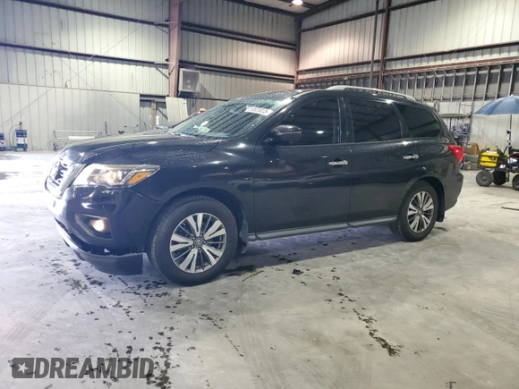 2017 Nissan Pathfinder SL with VIN 5N1DR2MN2HC613199, listed as a Copart auction lot 59520025 with 77,915 mi miles and Salvage title. Bid and sale history available at DreamBid. Image 1.