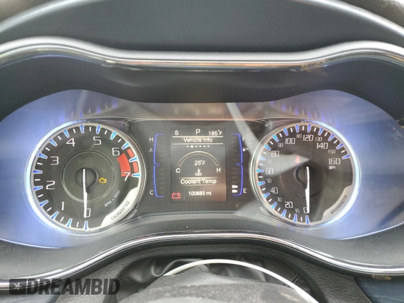 2016 Chrysler 200 S with VIN 1C3CCCBG1GN192983, listed as a Copart auction lot 42837455 with 100,883 mi miles and Clean Title. Bid and sale history available at carsss.com. Image 9.
