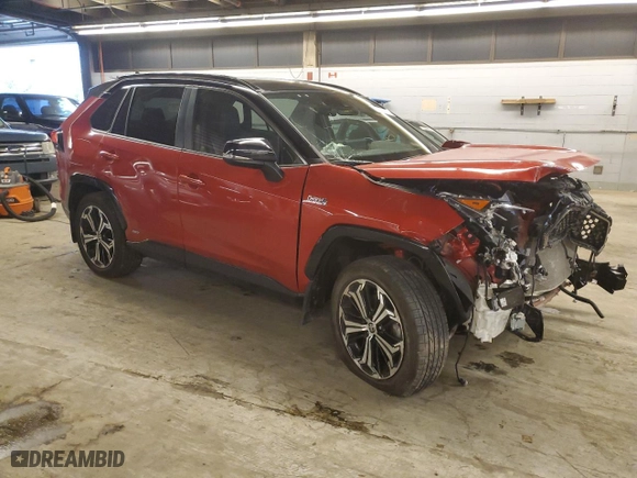2021 Toyota RAV4 Prime XSE with VIN JTMFB3FV4MD049046, listed as a Copart auction lot 71983133 with 0 mi miles. Bid and sale history available at carsss.com. Image 4.