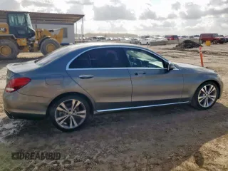 2017 Mercedes-Benz C 300 with VIN 55SWF4JB9HU218627, listed as a Copart auction lot 57801925 with Not provided miles and Clean title. Bid and sale history available at DreamBid. Image 3.