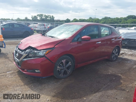 2022 Nissan LEAF SV Plus with VIN 1N4BZ1CV0NC550614, listed as a IAAI auction lot 42730366 with 23,416 mi miles and . Bid and sale history available at DreamBid. Image 19.