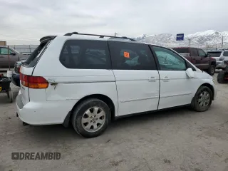2004 Honda Odyssey EX with VIN 5FNRL18634B078051, listed as a Copart auction lot 49917355 with 269,947 mi miles and Salvage Title. Bid and sale history available at DreamBid. Image 3.