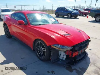 2022 Ford Mustang EcoBoost with VIN 1FA6P8TH1N5101036, listed as a IAAI auction lot 41629909 with 39,781 mi miles. Bid and sale history available at carsss.com. Image 1.