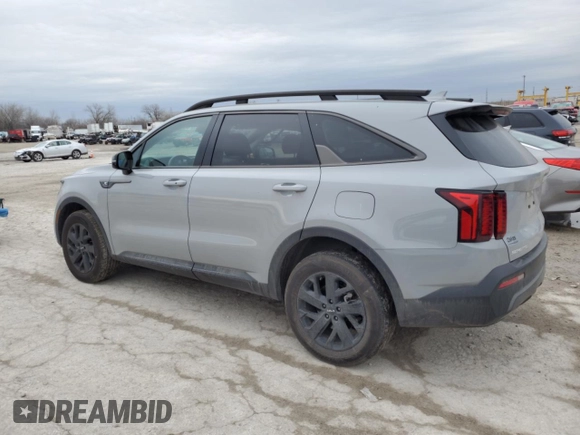 2023 Kia Sorento X-Line S with VIN 5XYRLDLC4PG224677, listed as a Copart auction lot 86957474 with 15,602 mi miles and Salvage Title. Bid and sale history available at DreamBid. Image 2.